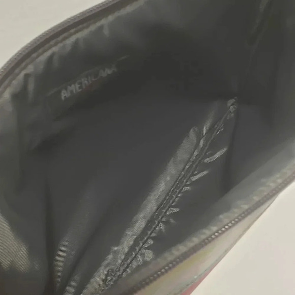 Americana by Sharif Set of 3  Shimmer/Iridescent Cosmetic Pouches. - Picture 4 of 7